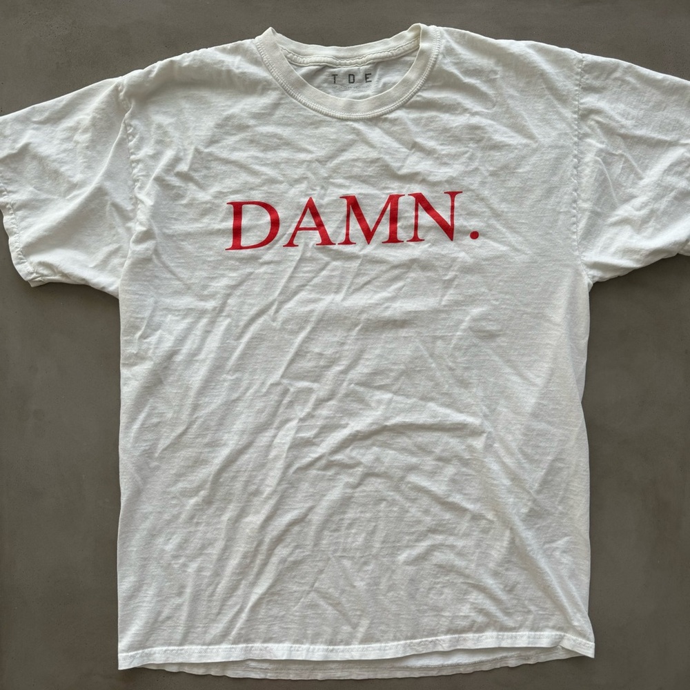 Kendrick Lamar TDE Damn merch graphic T shirt